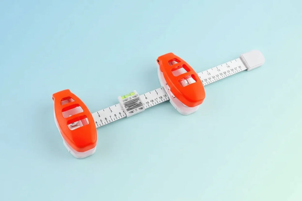 Professional Balance Ruler with Built-In Bubble Level – Picture Hanging Tool