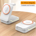 ⚡ 3-in-1 Magnetic Foldable Wireless Charger – MagSafe Travel Charging Stand