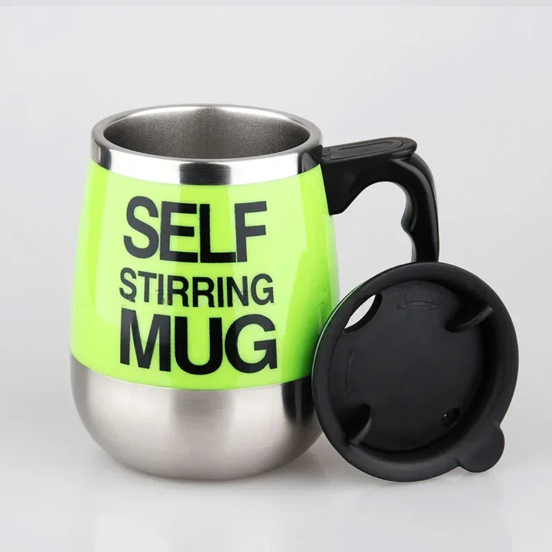 Automatic Self-Stirring Mug with Temperature Display