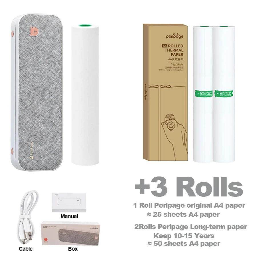 Mini Portable A4 Inkless Printer