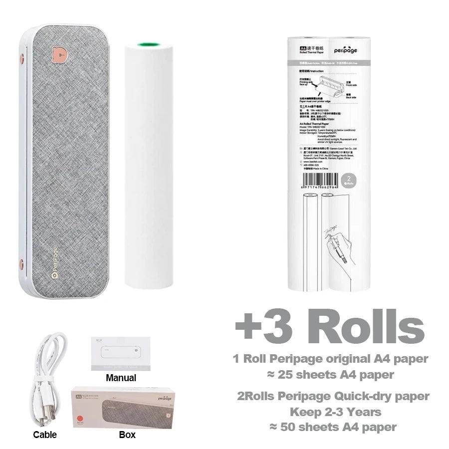 Mini Portable A4 Inkless Printer