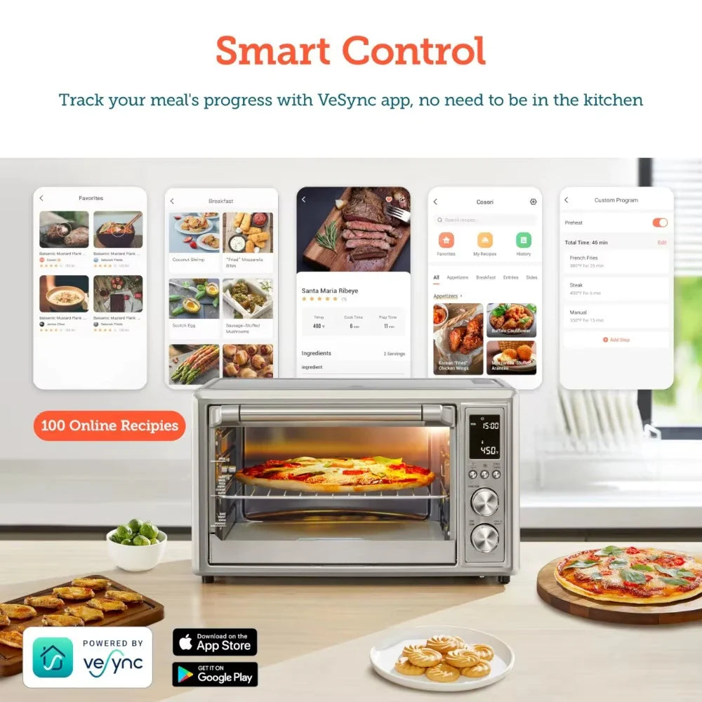13-in-1 Air Fryer Toaster Oven Combo – Ships in 48H from the US
