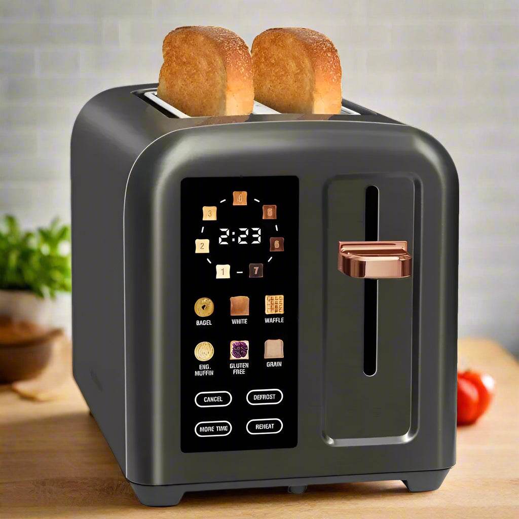 2-Slice Smart Toaster with LCD Display