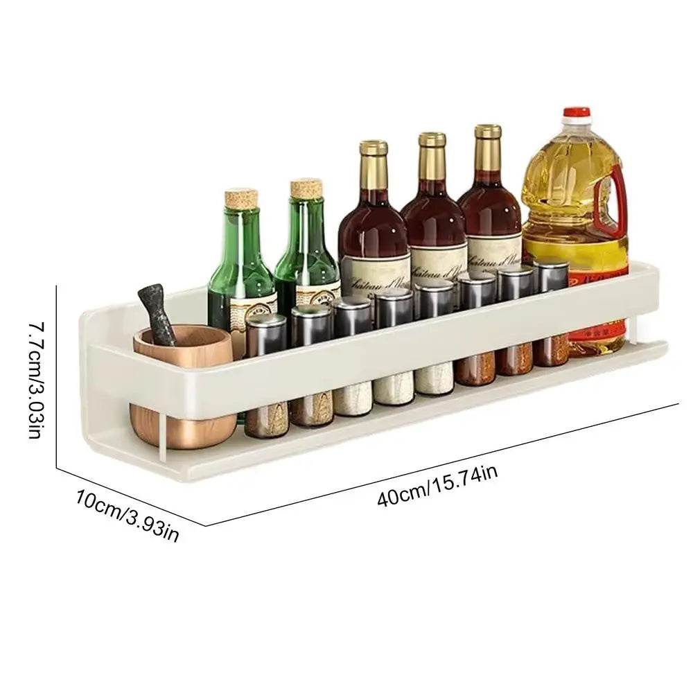Aluminum Wall-Mounted Spices Rack