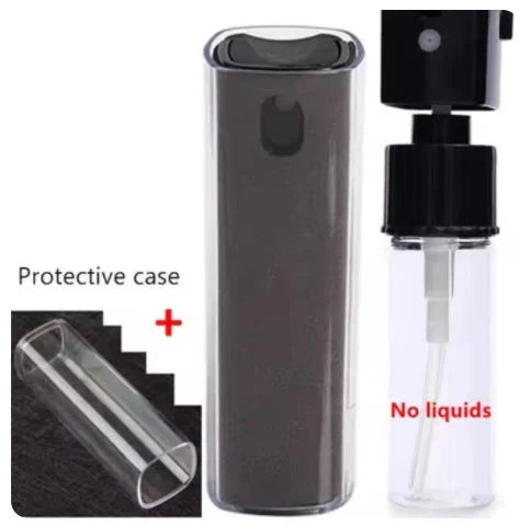 ✨ 2-in-1 Microfiber Screen Cleaner & Spray Bottle
