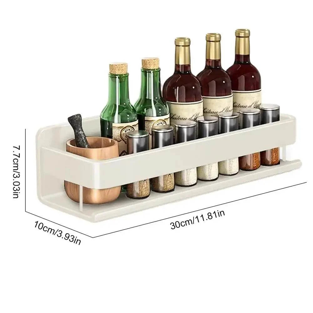 Aluminum Wall-Mounted Spices Rack