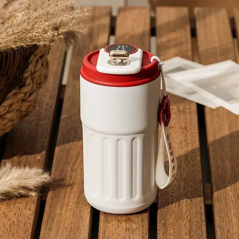 LED Display Smart Thermos Bottle – Hot & Cold Flask