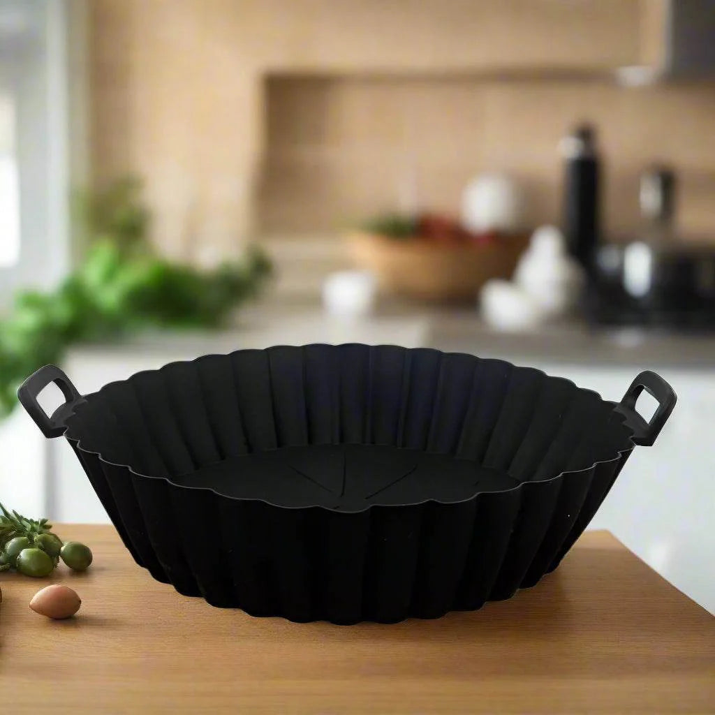 Reusable Silicone Air Fryer Basket – Non-Stick Tray