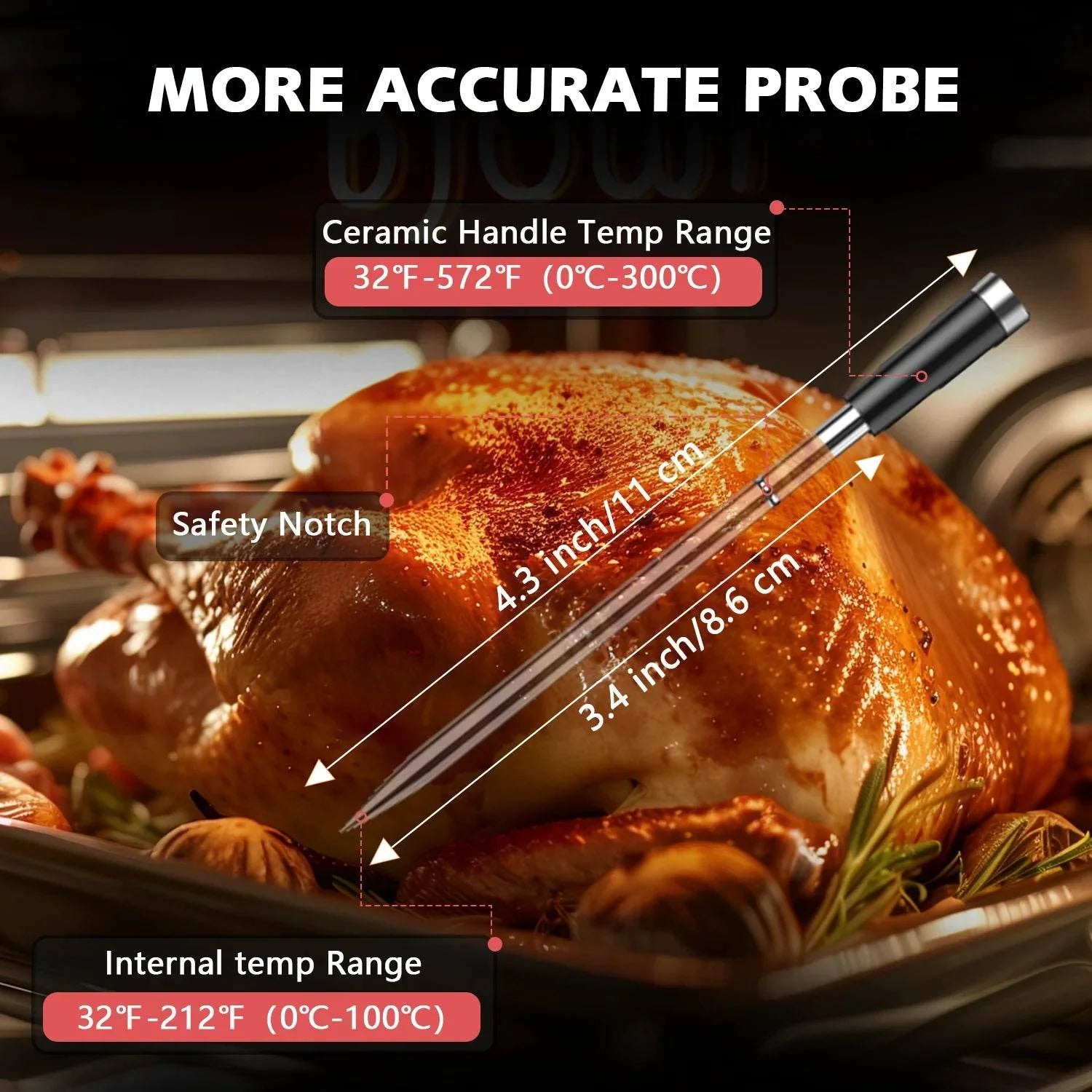 Wireless Bluetooth Meat Thermometer