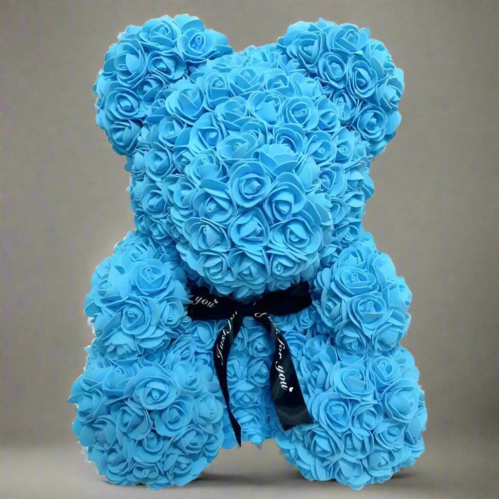 Artificial Foam Rose Panda Bear