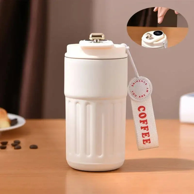 LED Display Smart Thermos Bottle – Hot & Cold Flask