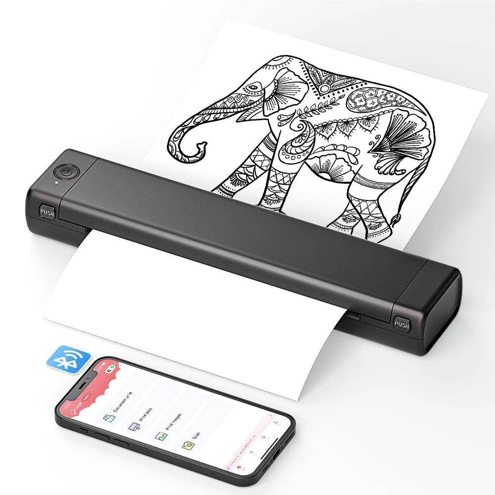 Small wireless Portable A4 Printer