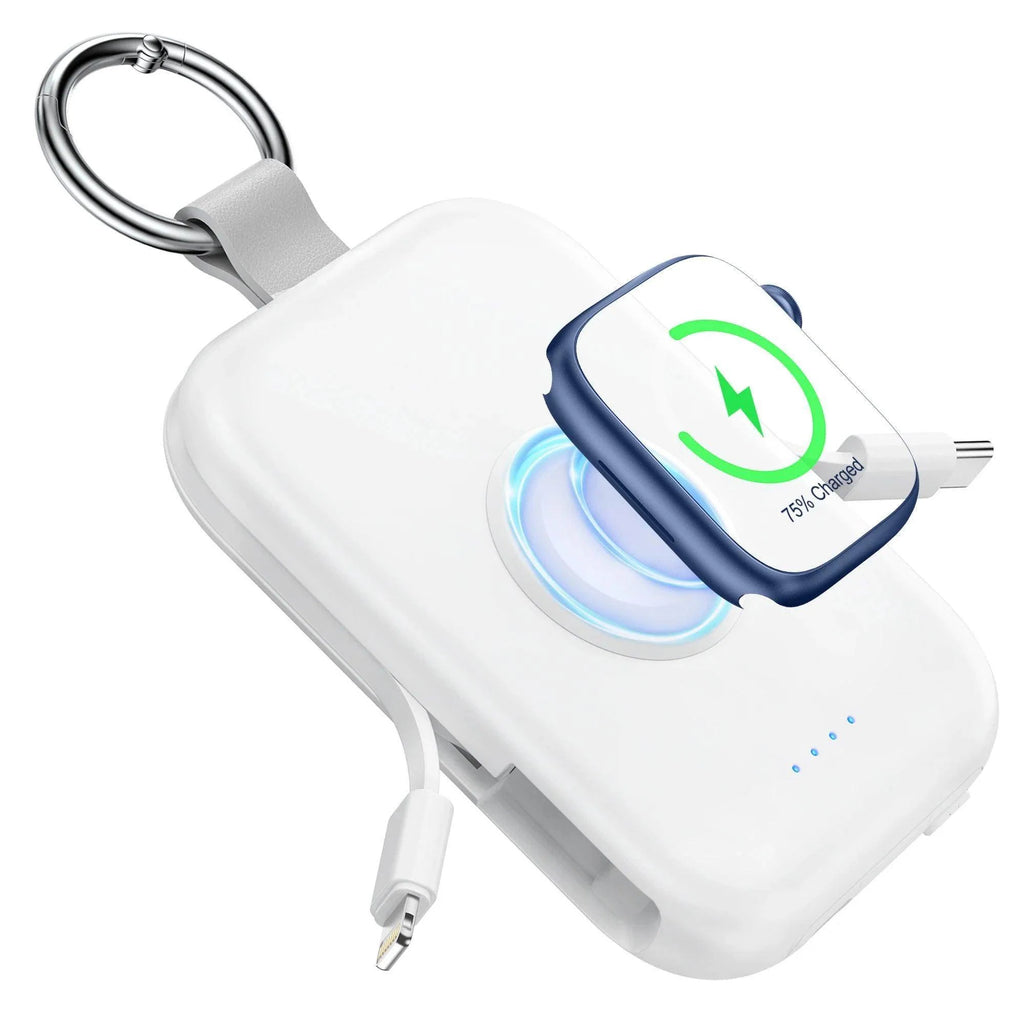 Portable power bank apple watch wireless charger