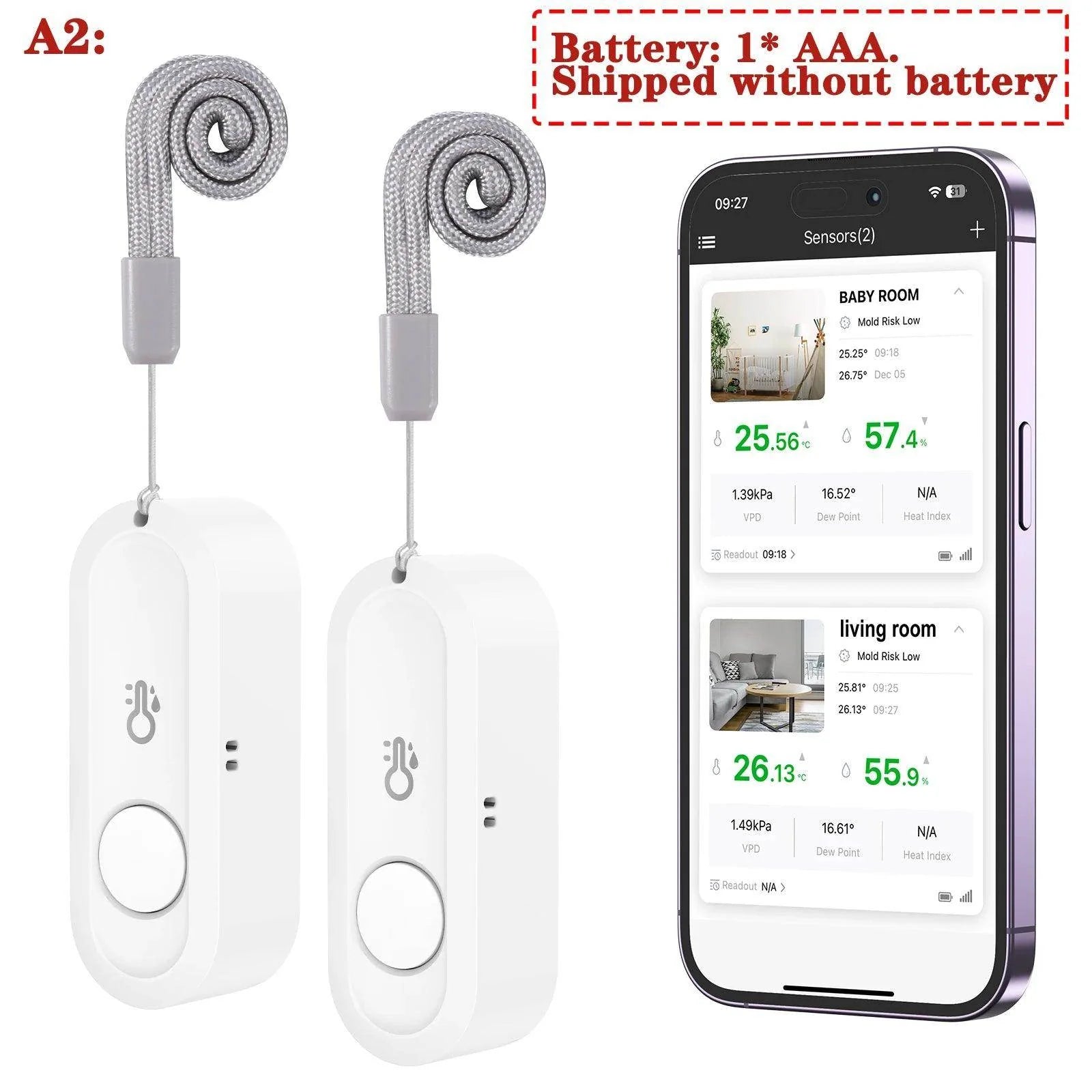 Thermometer Hygrometer Smart Home Temperature Sensor