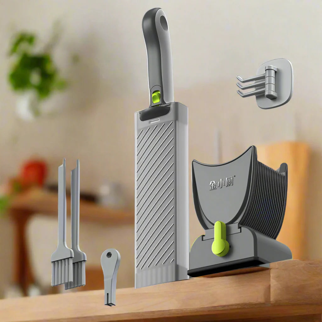 Manual Meat Slicer & Cleaver Set – Slice Strip & Cube Fresh Meat