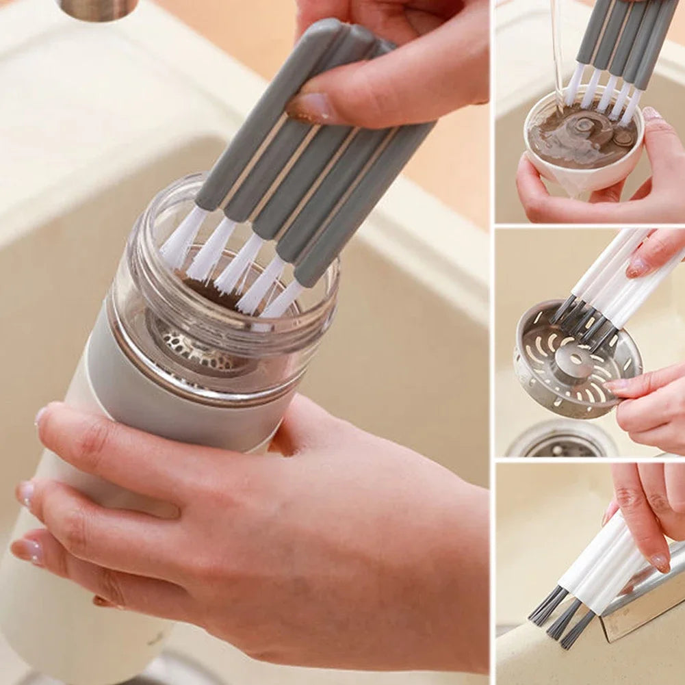 3-in-1 Cup Lid Cleaning Brush