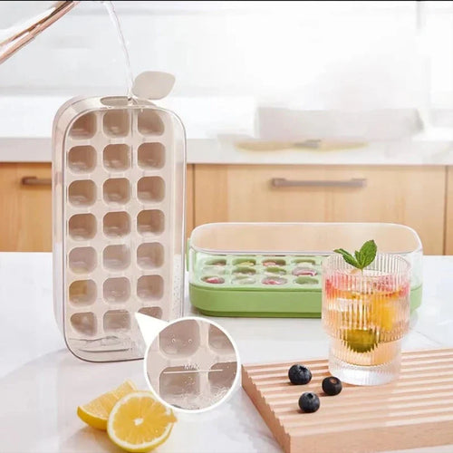 21-Grid Silicone Ice Cube Tray