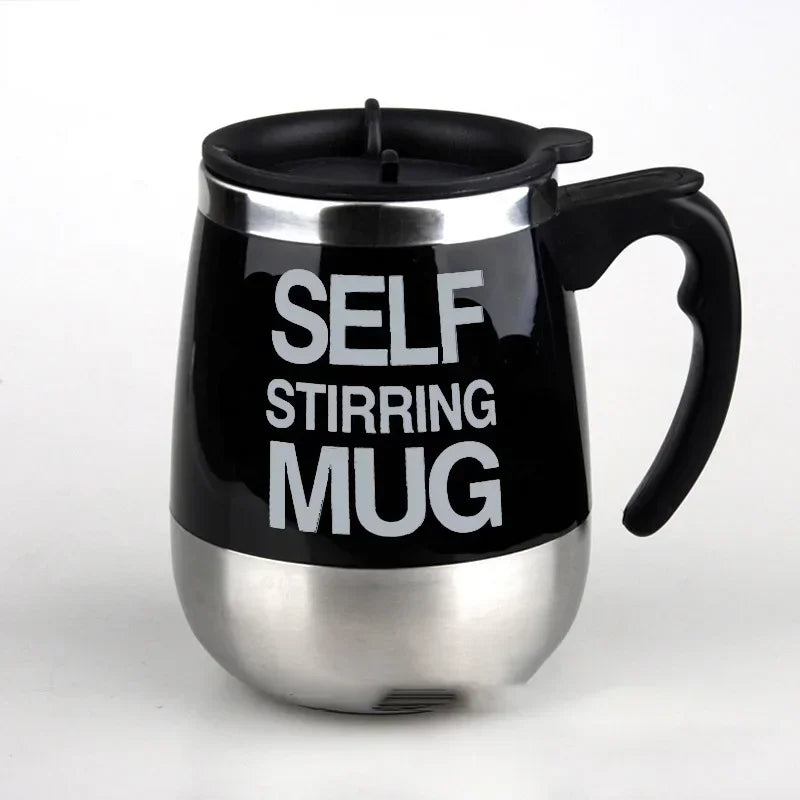 Automatic Self-Stirring Mug with Temperature Display