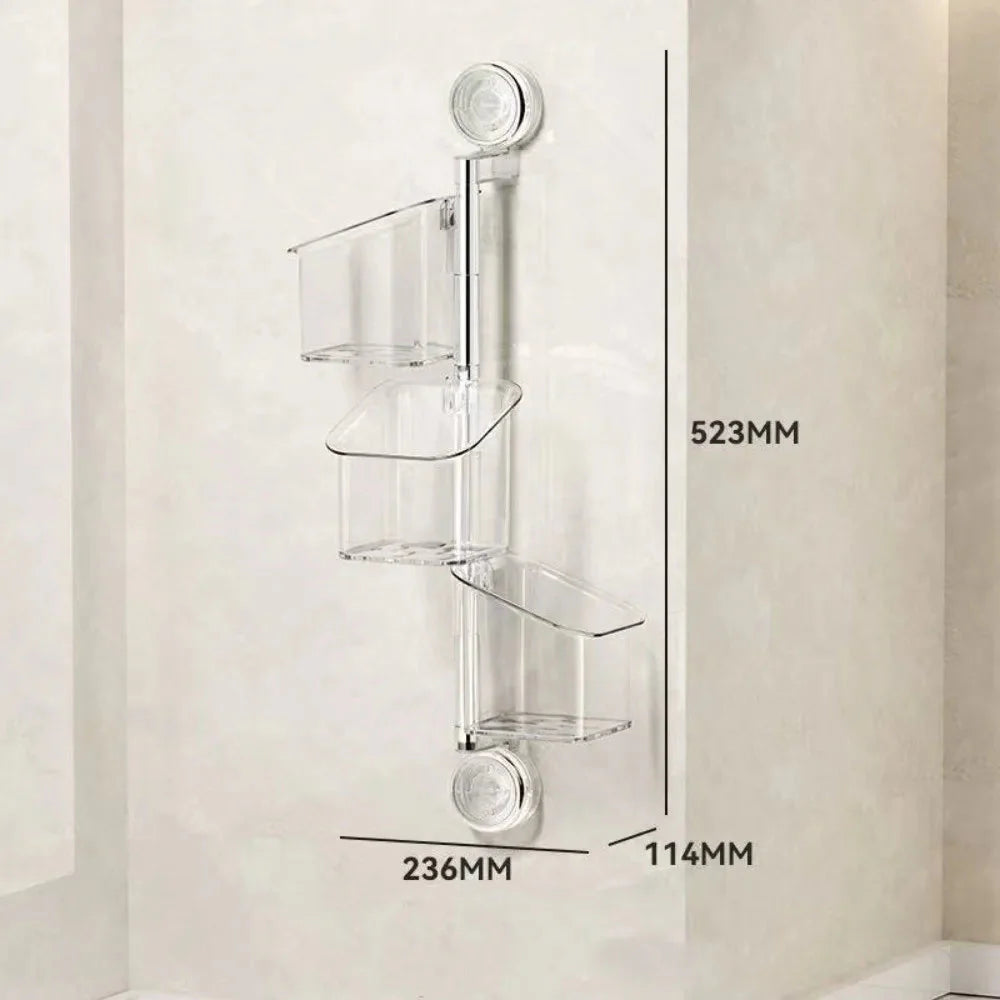 🧼 Wall-Mounted Rotatable Storage Basket