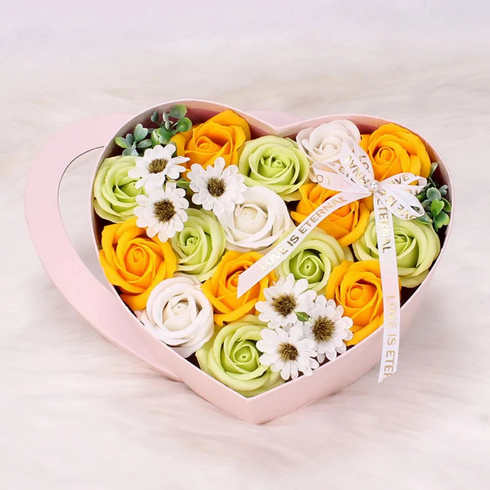 13Pcs Heart Shape Rose Gift Box