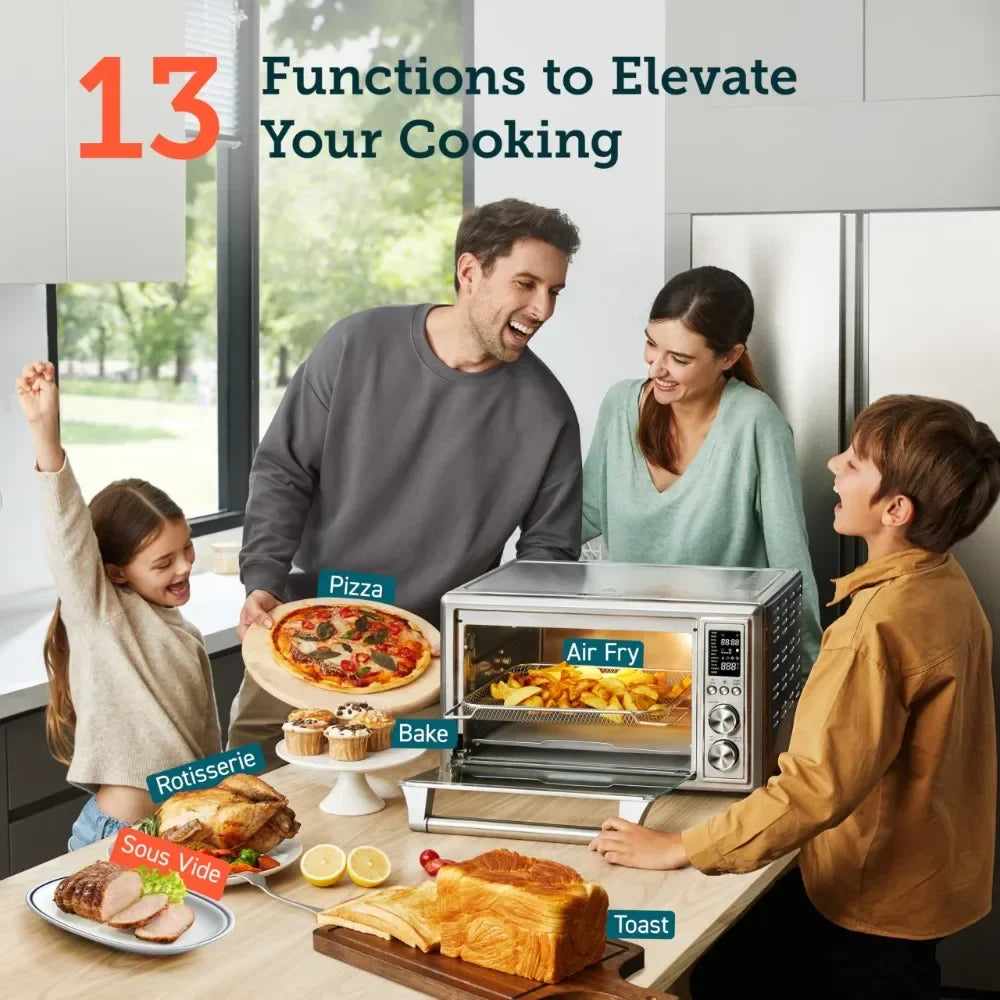 13-in-1 Air Fryer Toaster Oven Combo – Ships in 48H from the US