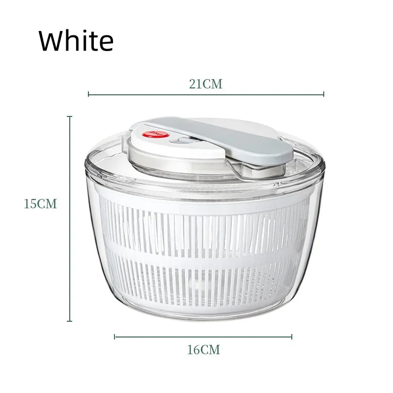 🥬 3L Vegetable Salad Spinner – Spin, Wash & Mix in One Tool