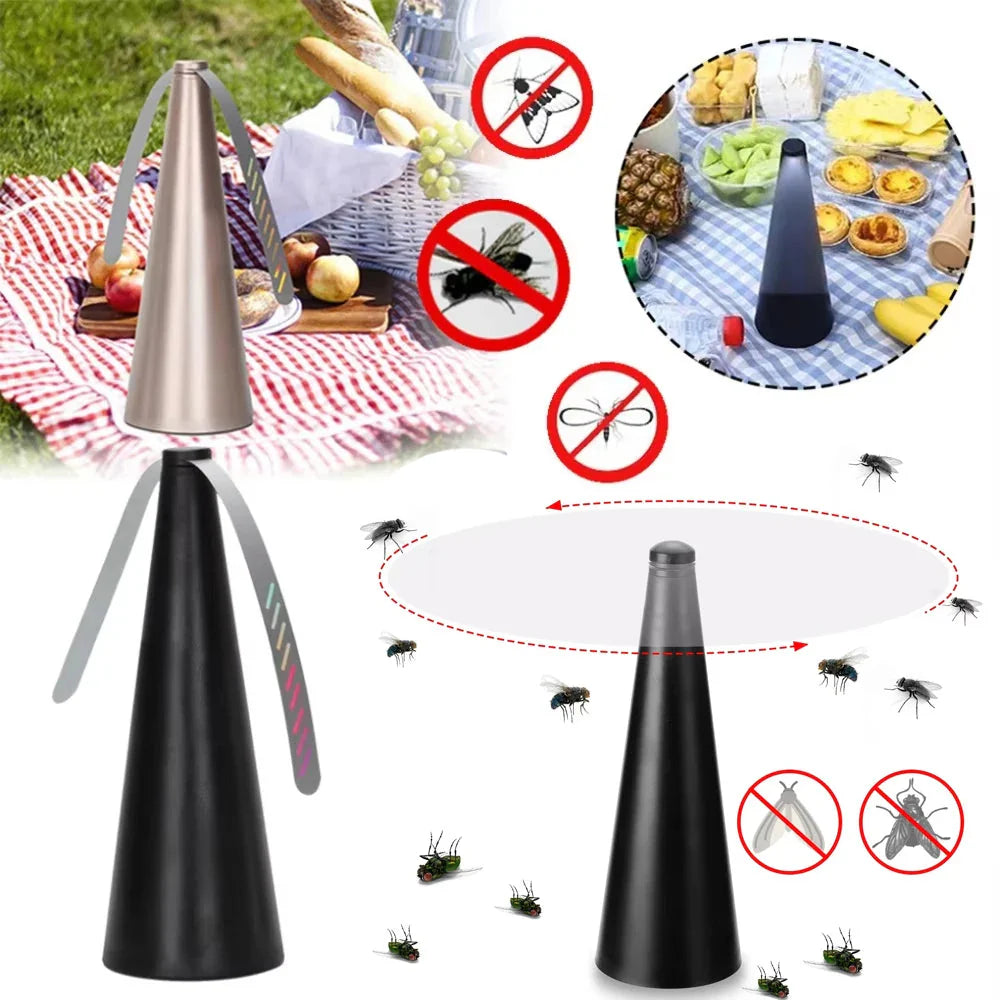 🪰 Fly Repeller Table Fan – Portable USB or Battery Powered Insect Repellent Fan