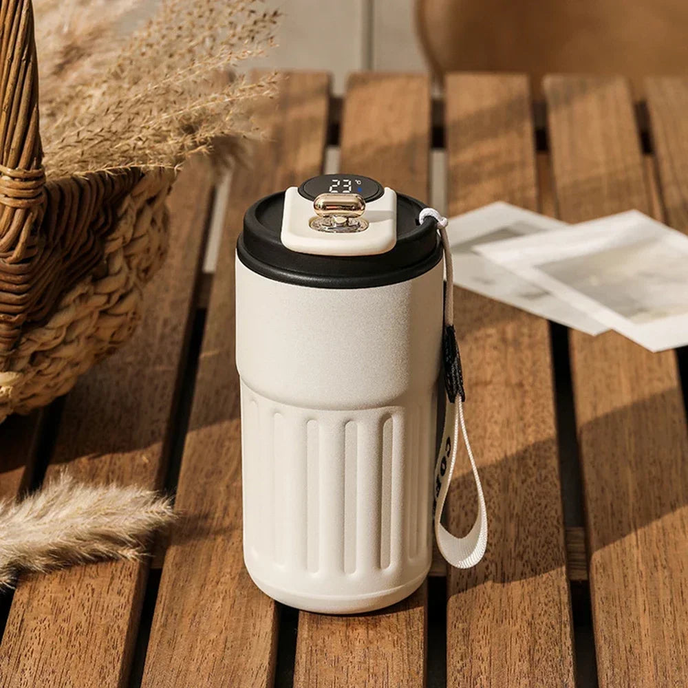 LED Display Smart Thermos Bottle – Hot & Cold Flask