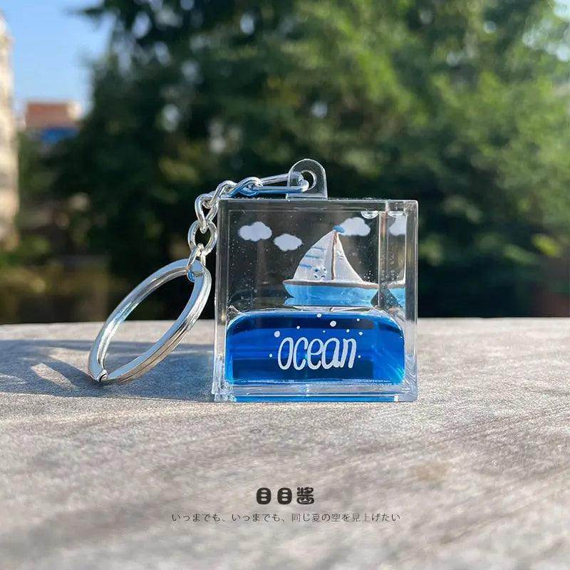 Cruise Ship Decoration Toy Fluid Drift Bottle Titanic Creative Ship