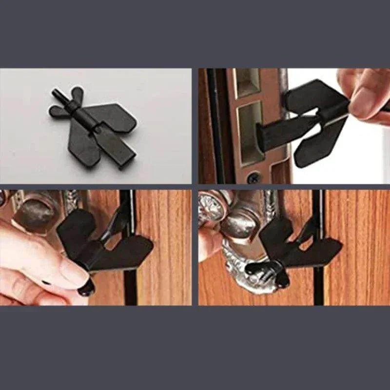 Portable lock for hotel room Travel Anti-theft Door Stopper
