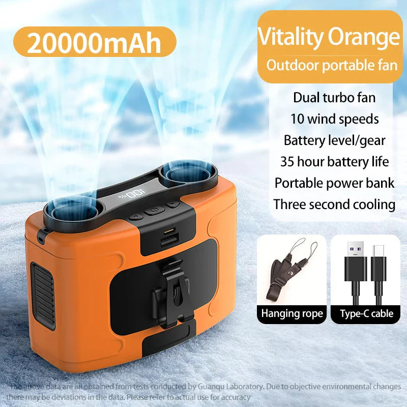 Portable Waist and Neck Fan
