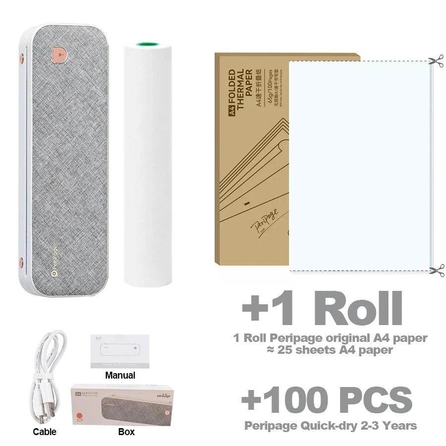 Mini Portable A4 Inkless Printer