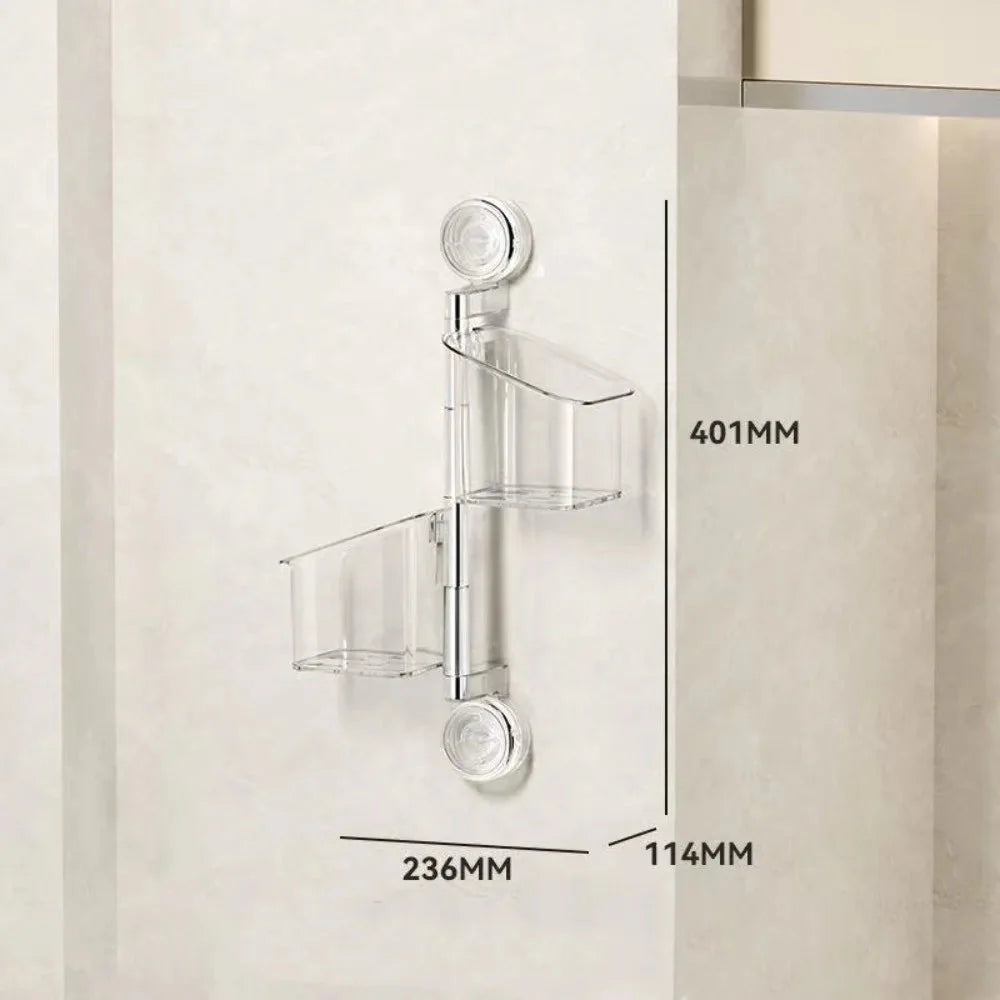 🧼 Wall-Mounted Rotatable Storage Basket