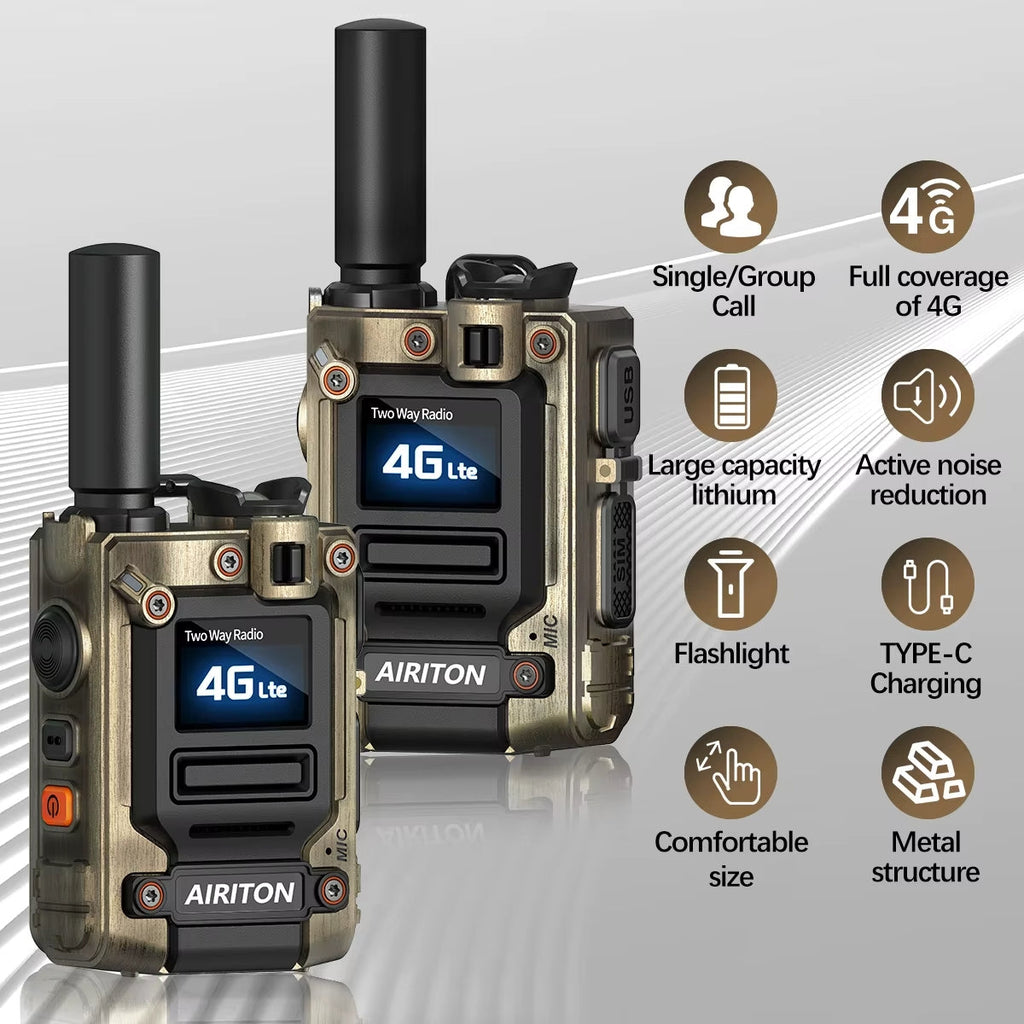 Mobile Walkie Talkie - Long-Range SIM Card Radio