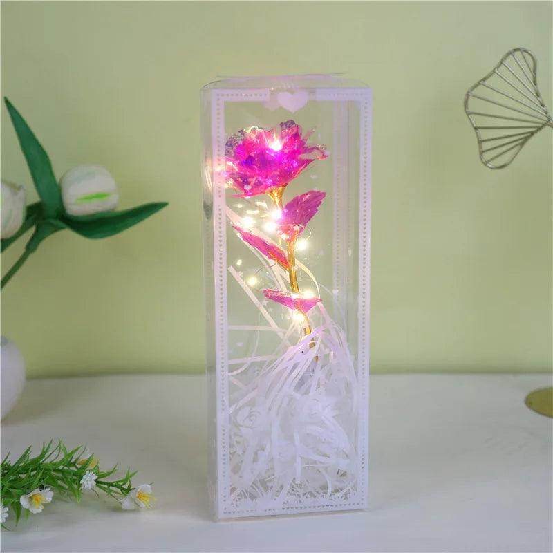 Enchanted Red Rose in Glass Dome
