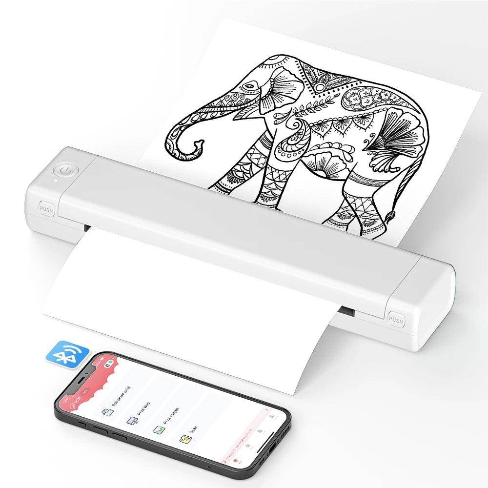 Small wireless Portable A4 Printer