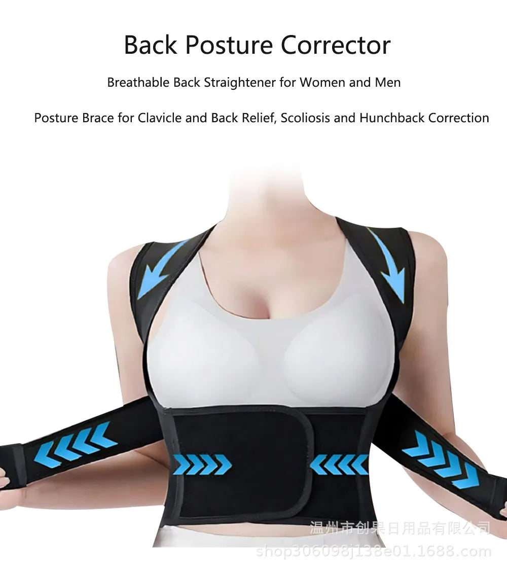 🧍‍♀️Straighten Up, Stand Tall – Full Back Support for Daily Comfort