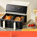 Dual-Basket Air Fryer with Multi-Function Cooking