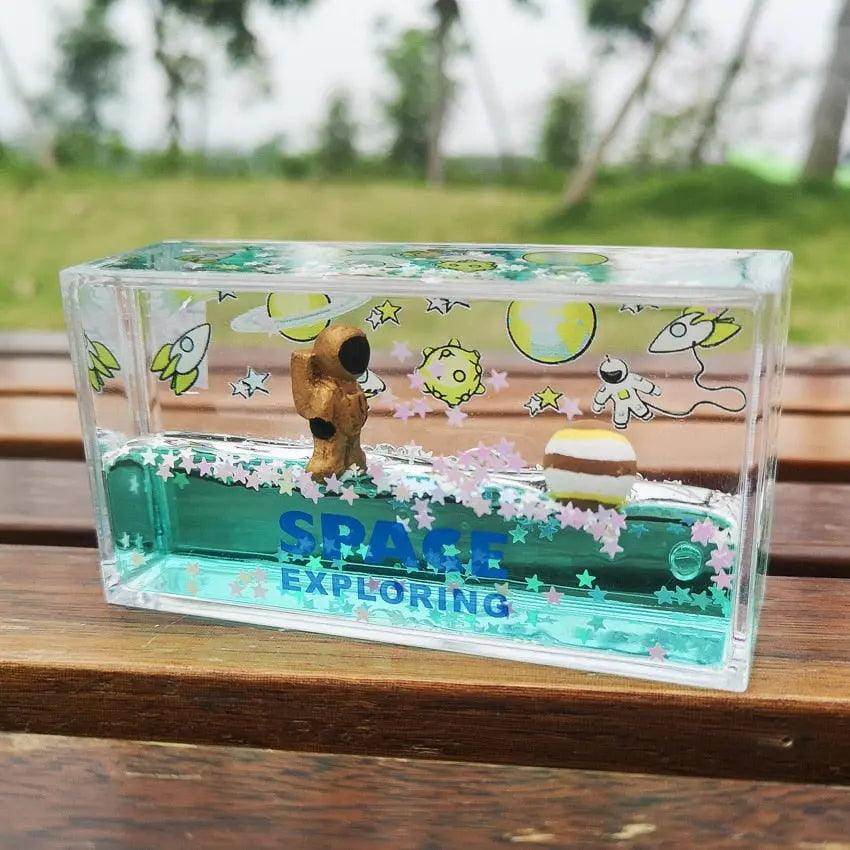 Cruise Ship Decoration Toy Fluid Drift Bottle Titanic Creative Ship