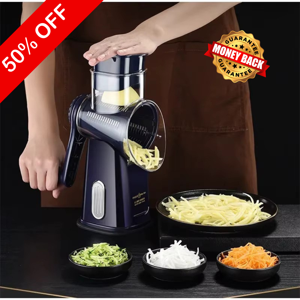 5 in 1 Rotary Gourmet Cheese Grater