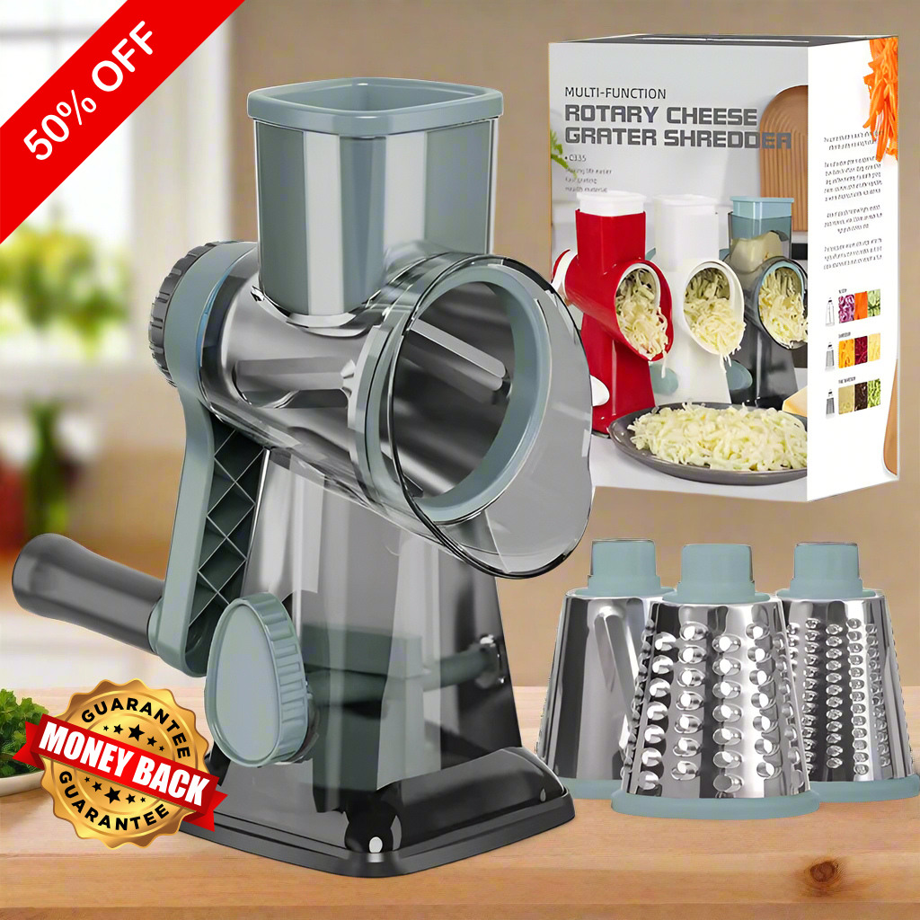 5 in 1 Rotary Gourmet Cheese Grater