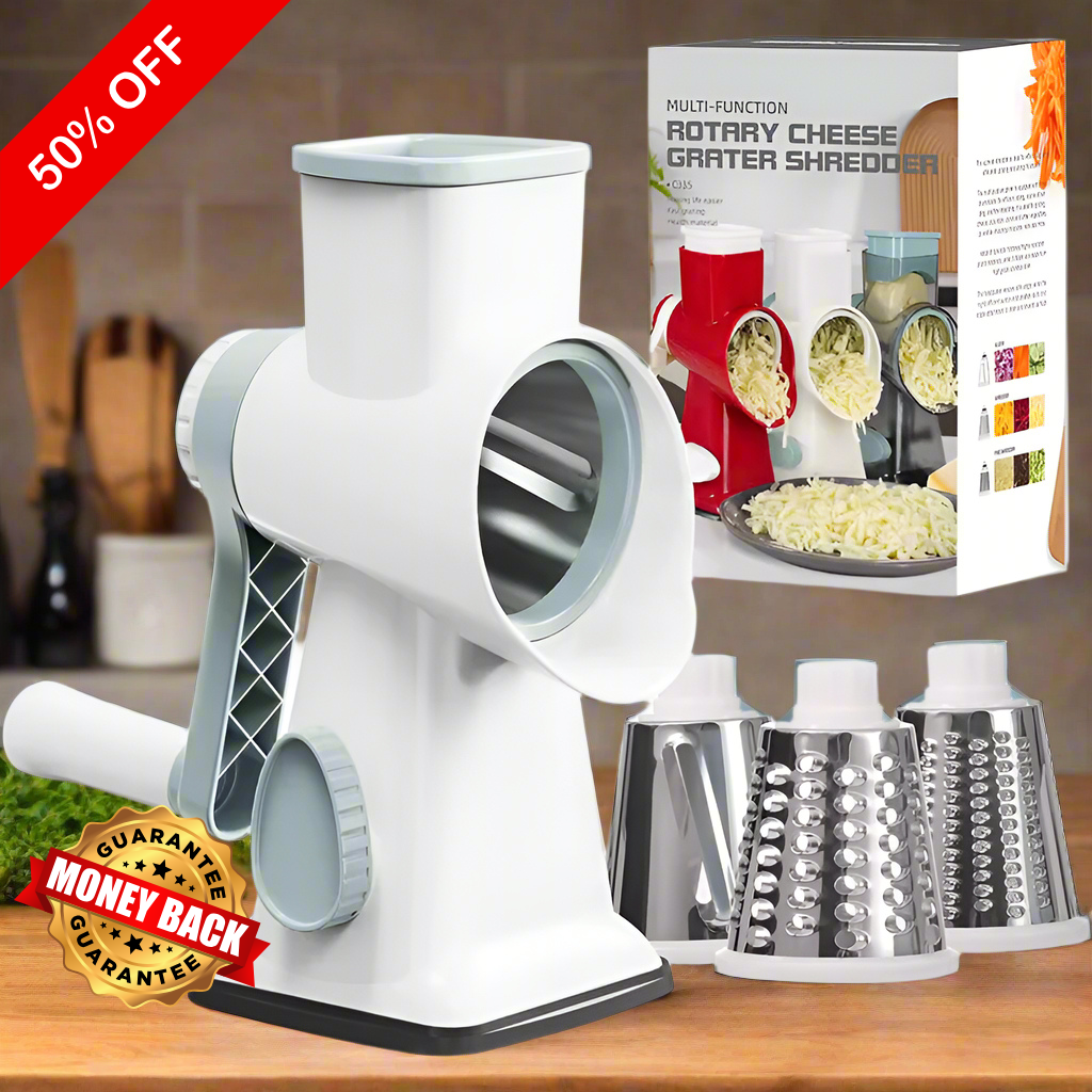 5 in 1 Rotary Gourmet Cheese Grater
