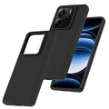 Silicone Phone Case Shockproof Anti-Fingerprint Bumper – Black Redmi Note 14 Pro 5G