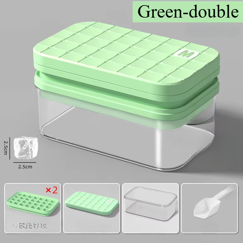 21-Grid Silicone Ice Cube Tray