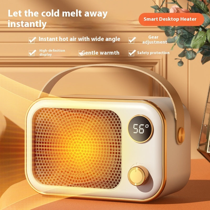 🔥 Digital Display Warm Air Blower – High Power Desktop Heater