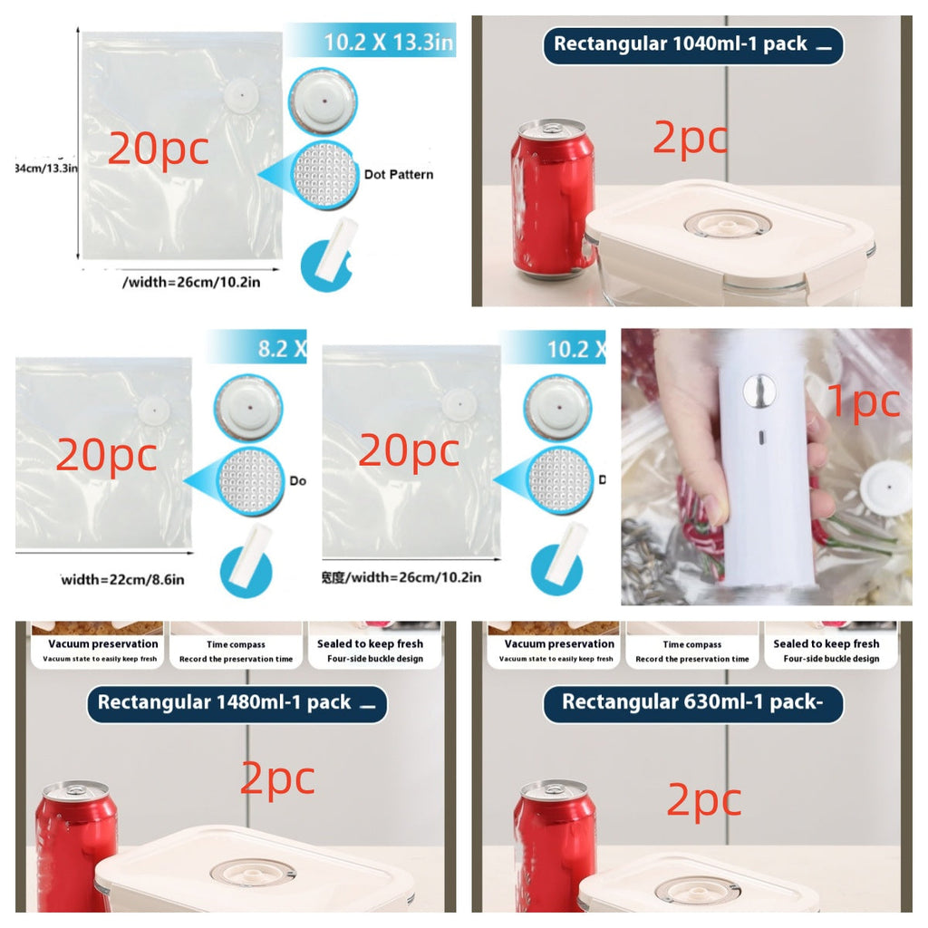 Electric Handheld Vacuum Pump & Vacuum Storage Bags