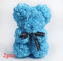 Valentine Foam Forever Rose Teddy Bear