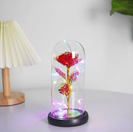 Bouquet Glass Cover Rose | Valentines Gifts for Girlfriend