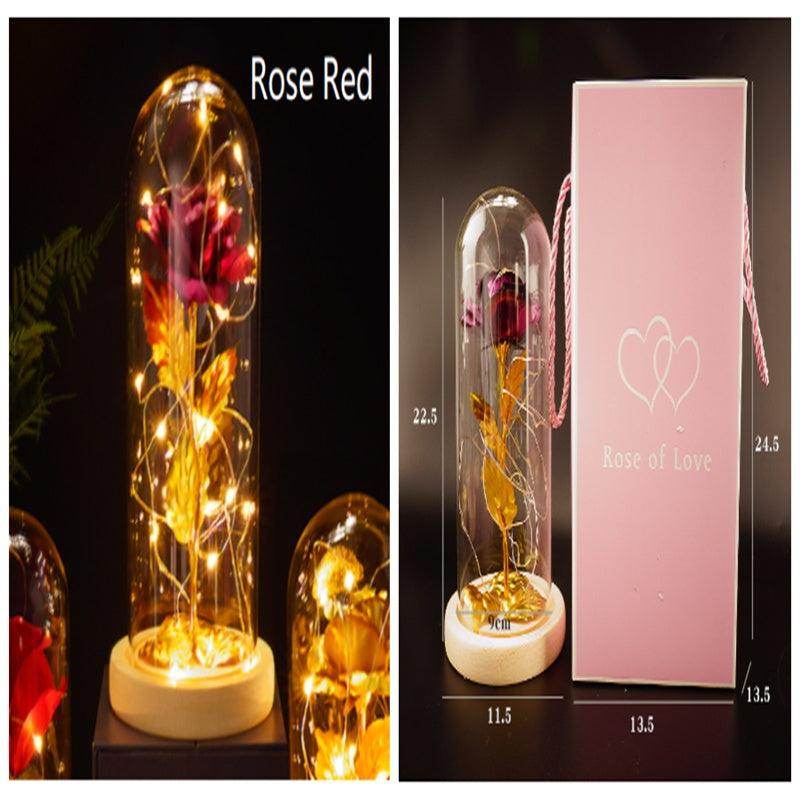 Bouquet Glass Cover Rose | Valentines Gifts for Girlfriend