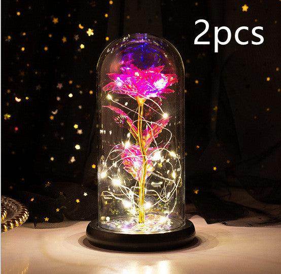 Bouquet Glass Cover Rose | Valentines Gifts for Girlfriend